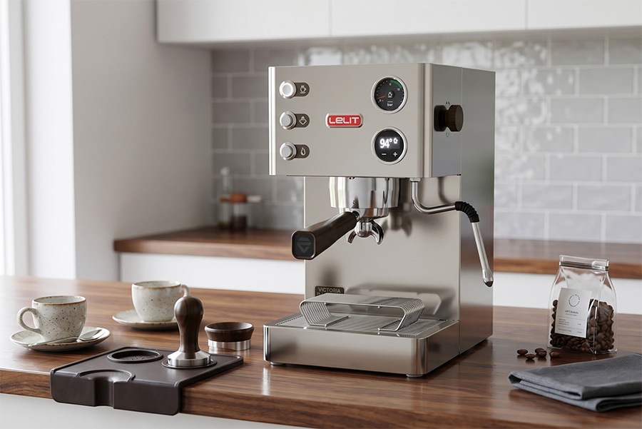Lelit Victoria PL91T – machine espresso compacte avec groupe E61